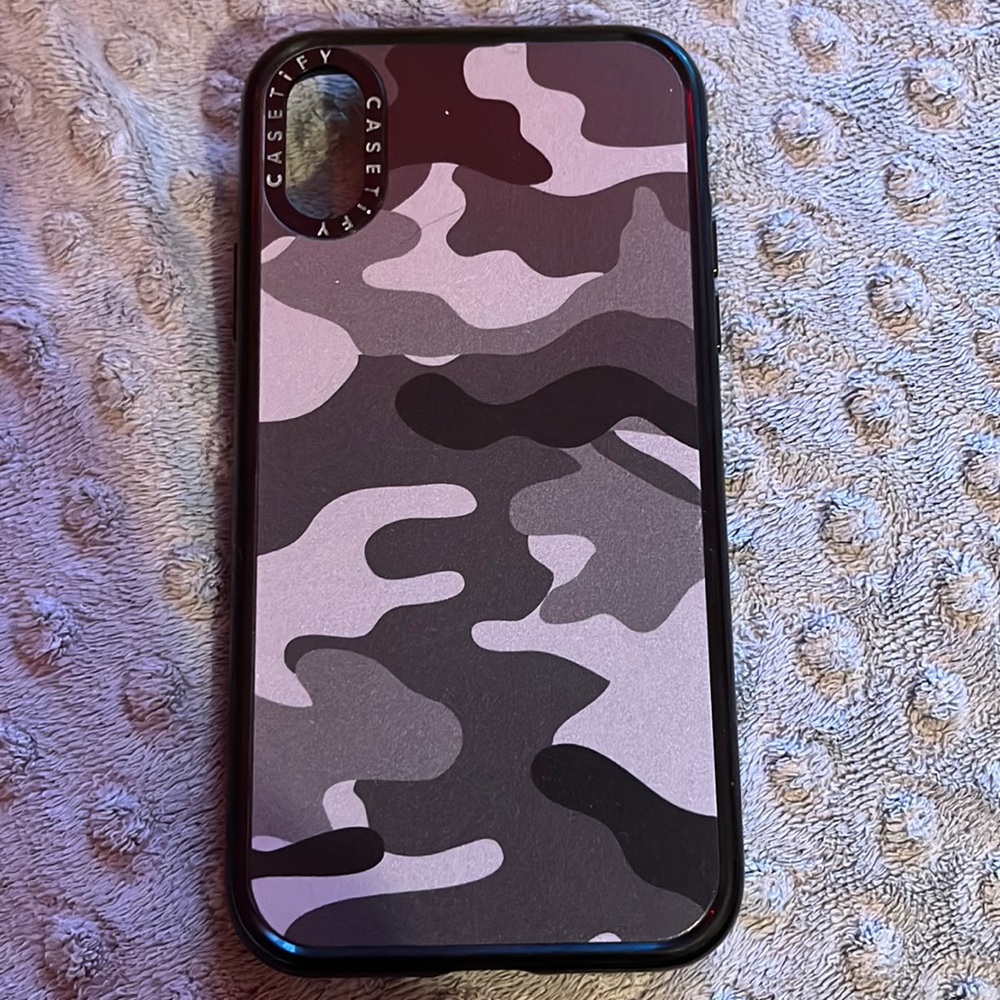 black camo casetify impact case iphone x